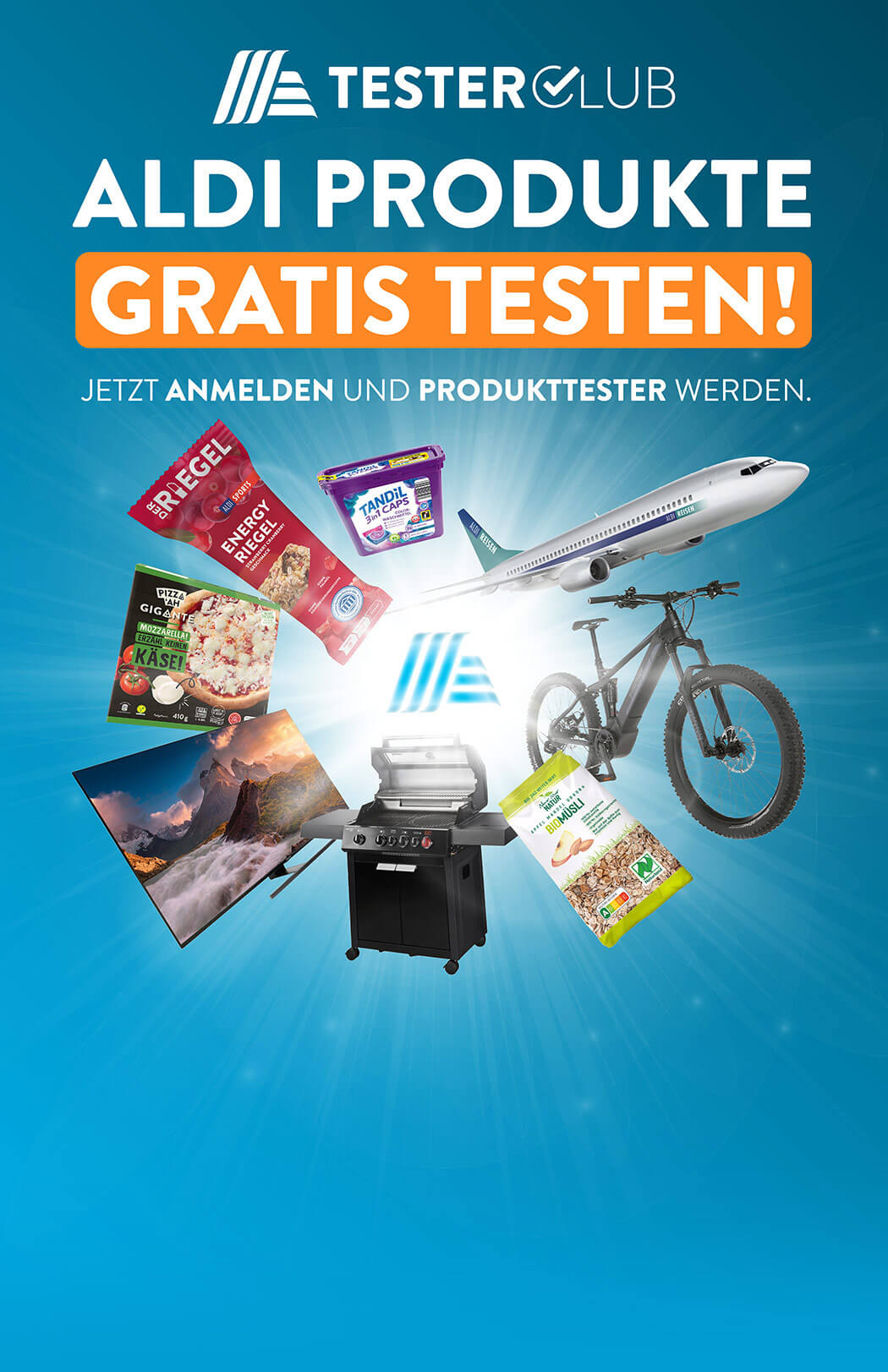 ALDI Testerprodukt Key Visual