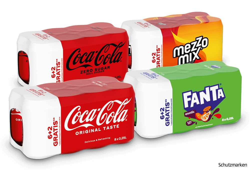 Coca-Cola 8x0,25L Dose